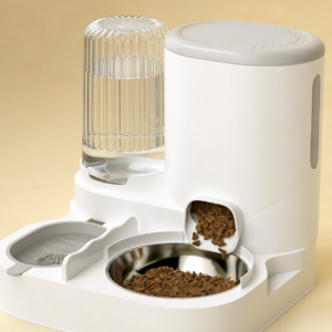 2-in-1 Automatic Pet Food and Water Bowl for Cats and Small Dogs CW-156 相册5